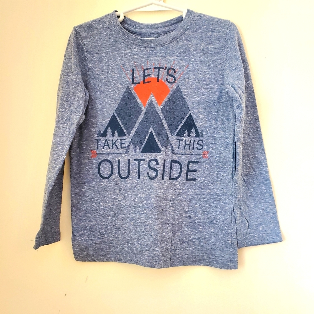 Jumping Beans Boys Blue Long Sleeve T Shirt